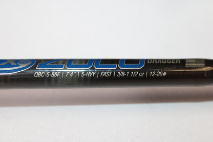 ALX ZOLO OBC-5-88F Dragger 7'4" Heavy - Used Casting Rod - Very Good Condition