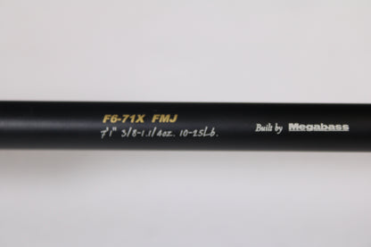 Megabass Destroyer USA F6-71X FMJ 7'1" Medium Heavy - Used Casting Rod - Very Good Condition
