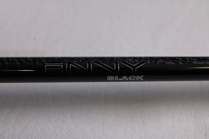 Close-up of a 13 Fishing Envy Black 3 EB3C76MH 7'6" Medium Heavy used casting rod in mint condition—ideal for anglers seeking quality pre-owned fishing gear or interested in rod and reel trade-ins.