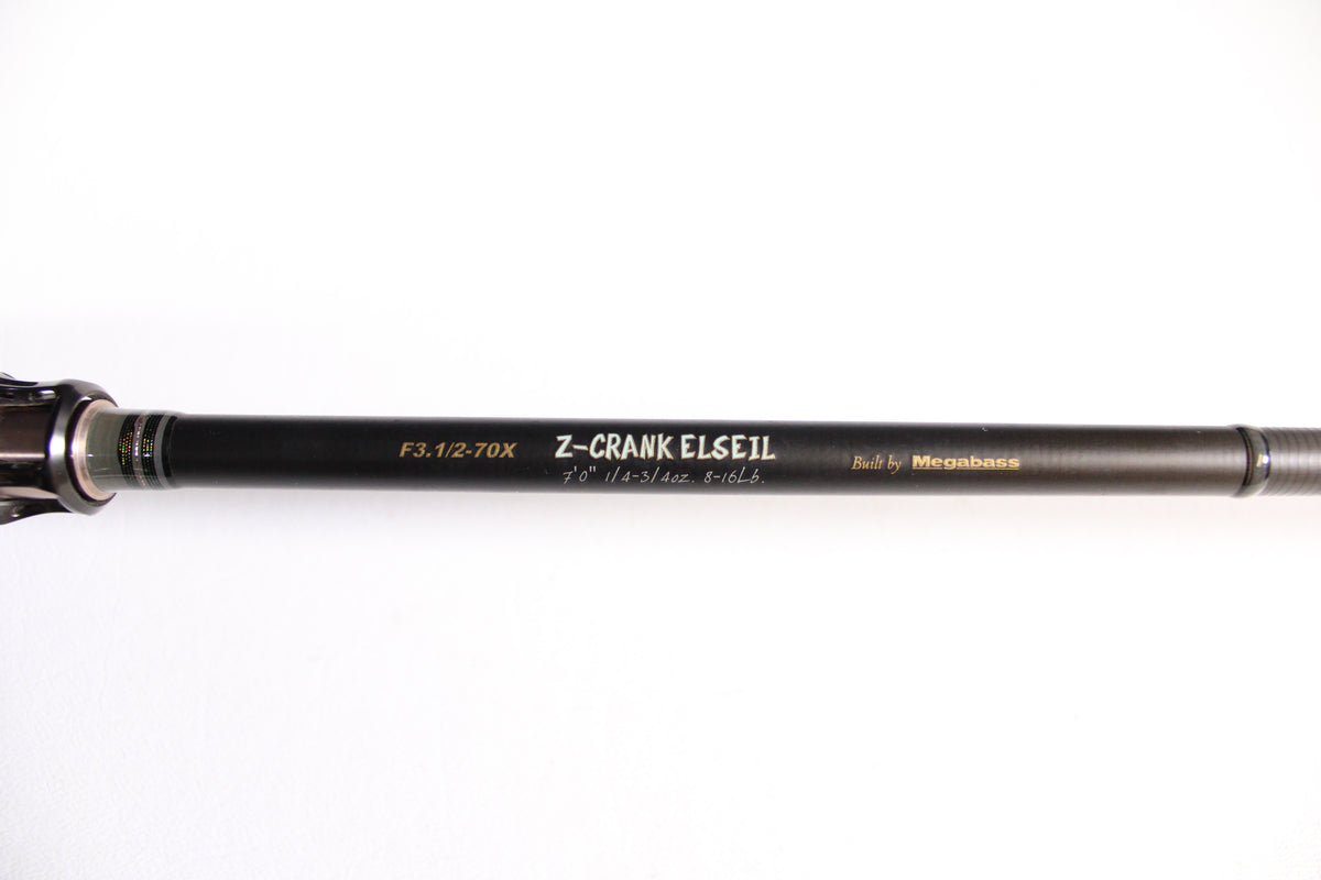 Megabass Destroyer Z-Crank Elseil F3.1/2-70X - Used Casting Rod - Very Good Condition
