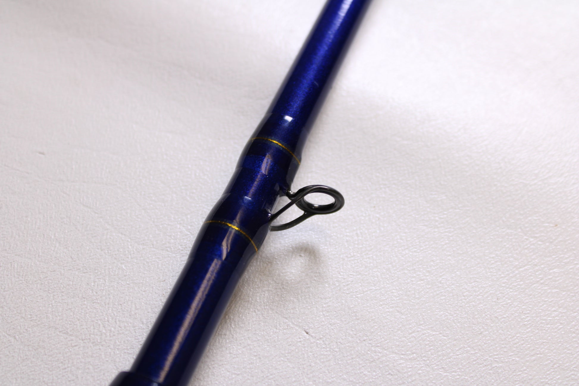 A close-up of the St. Croix Legend Tournament Bass LBTC86XXHFT Magnum Swimbait 8'6" XXH Used Casting Rod in mint condition highlights top used gear from our Rod and Reel Trade-In Program, shown against a plain white background.