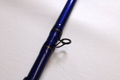 A close-up of the St. Croix Legend Tournament Bass LBTC86XXHFT Magnum Swimbait 8'6" XXH Used Casting Rod in mint condition highlights top used gear from our Rod and Reel Trade-In Program, shown against a plain white background.