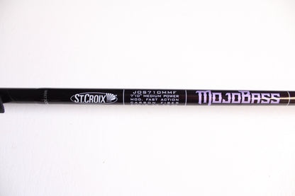 St. Croix Mojo Bass JOS710MMF - Used Spinning Rod - Very Good Condition