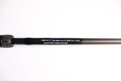 Cashion F90471b 7'1" Fast, Med-Hvy - Used Casting Rod - Very Good Condition
