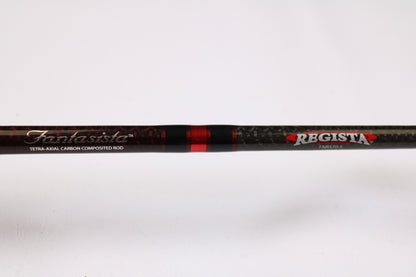 A close-up of the Abu Garcia Fantasista Regista FNRS70-5 7'0" Medium Used Spinning Rod in very good condition—great for our Rod and Reel Trade-In Program or when looking for quality used gear.
