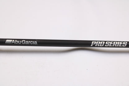 A close-up of the Abu Garcia Pro Series PSJCC76-6 John Cox Shallow Crankbait 7'6" Medium Heavy Used Casting Rod in excellent condition, ideal for upgrading via our Trade-In Program or shopping quality used gear, set on a plain white background.