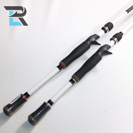 Lew's Custom Speed Stick LMCBR2 7'6" Medium Heavy and LMPS 7'4" Heavy - Used Casting Rods - Very Good Condition