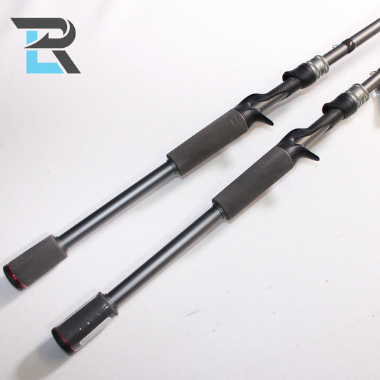 Ark Fishing Tharp Money Maker NTS73MHFC 7'3" Medium Heavy and Tharp Hammer NTS70MHXC 7'0" Medium Heavy - Used Casting Rods - Excellent Condition