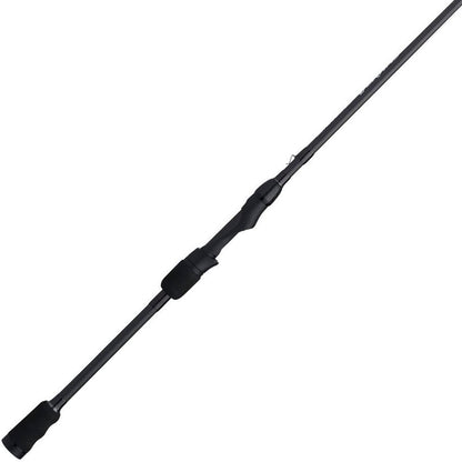 The Abu Garcia Veritas Tournament Spinning Rod 6'10" Medium Light | VXTS610-4 features an ergonomic handle and seamless reel seat, with Powerlux 200 construction for strength and sensitivity, making it a top choice for tournaments.