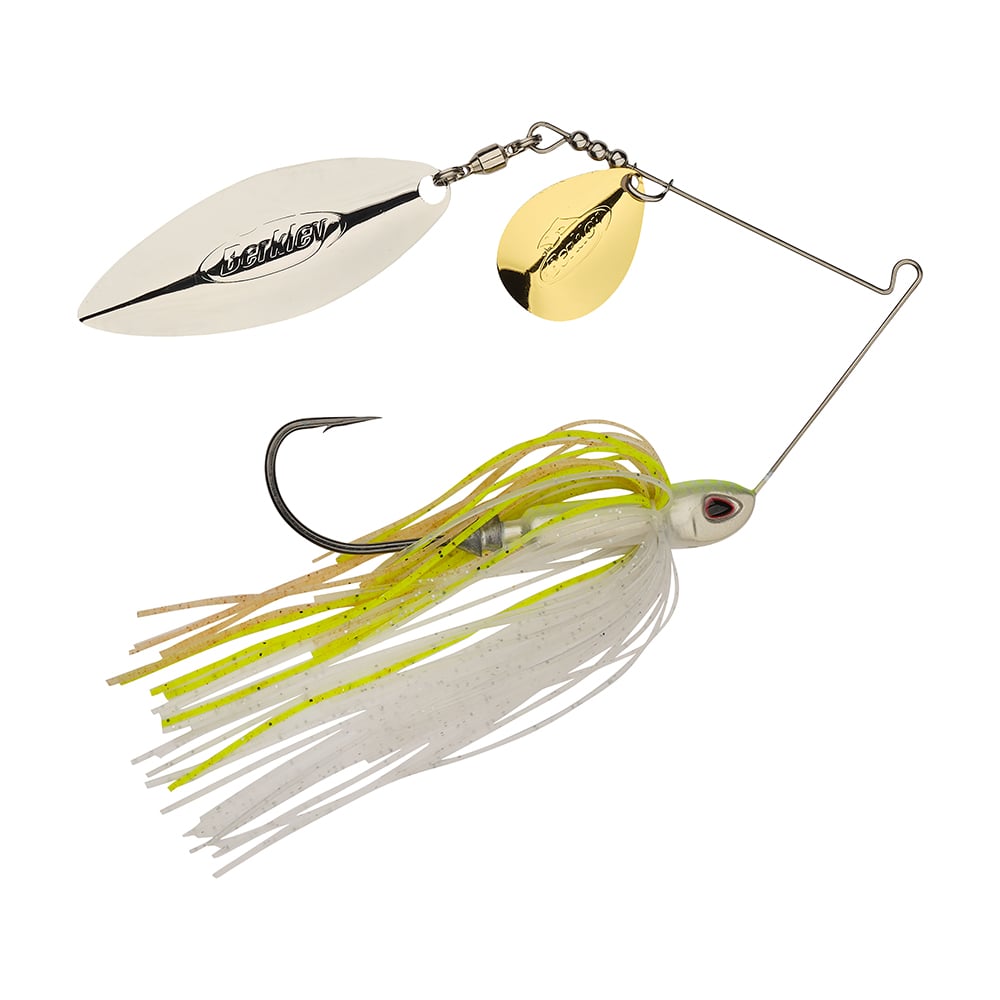 Berkley Power Blade Compact Colorado Willow Spinnerbait E2 Magic Gold/Silver