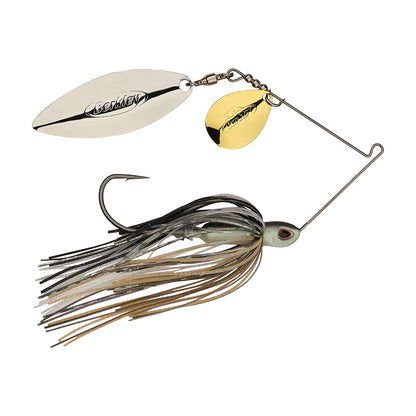 Berkley Power Blade Compact Colorado Willow Spinnerbait Shad Spawn Gold/Silver