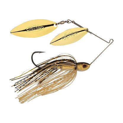 Berkley Power Blade Compact Double Willow Spinnerbait Golden Shiner Gold/Gold