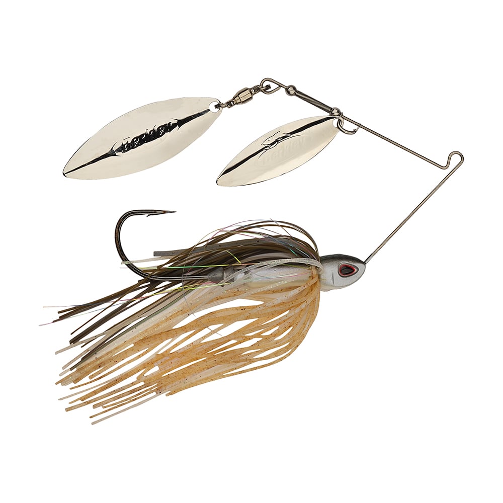 Berkley Power Blade Compact Double Willow Spinnerbait Herring Silver/Silver