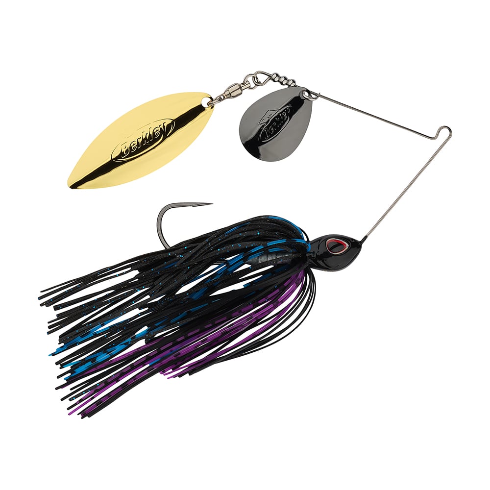 Berkley Power Blade Colorado Willow Spinnerbait BL Special Black Gold