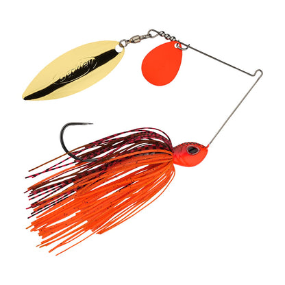 Berkley Power Blade Colorado Willow Spinnerbait Fire Craw Orange Gold