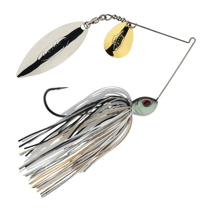Berkley Power Blade Colorado Willow Spinnerbait Shad Spawn Gold Silver