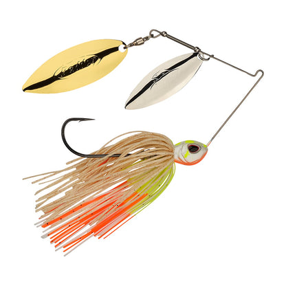 Berkley Power Blade Double Willow Spinnerbait Coleslaw Silver/Gold