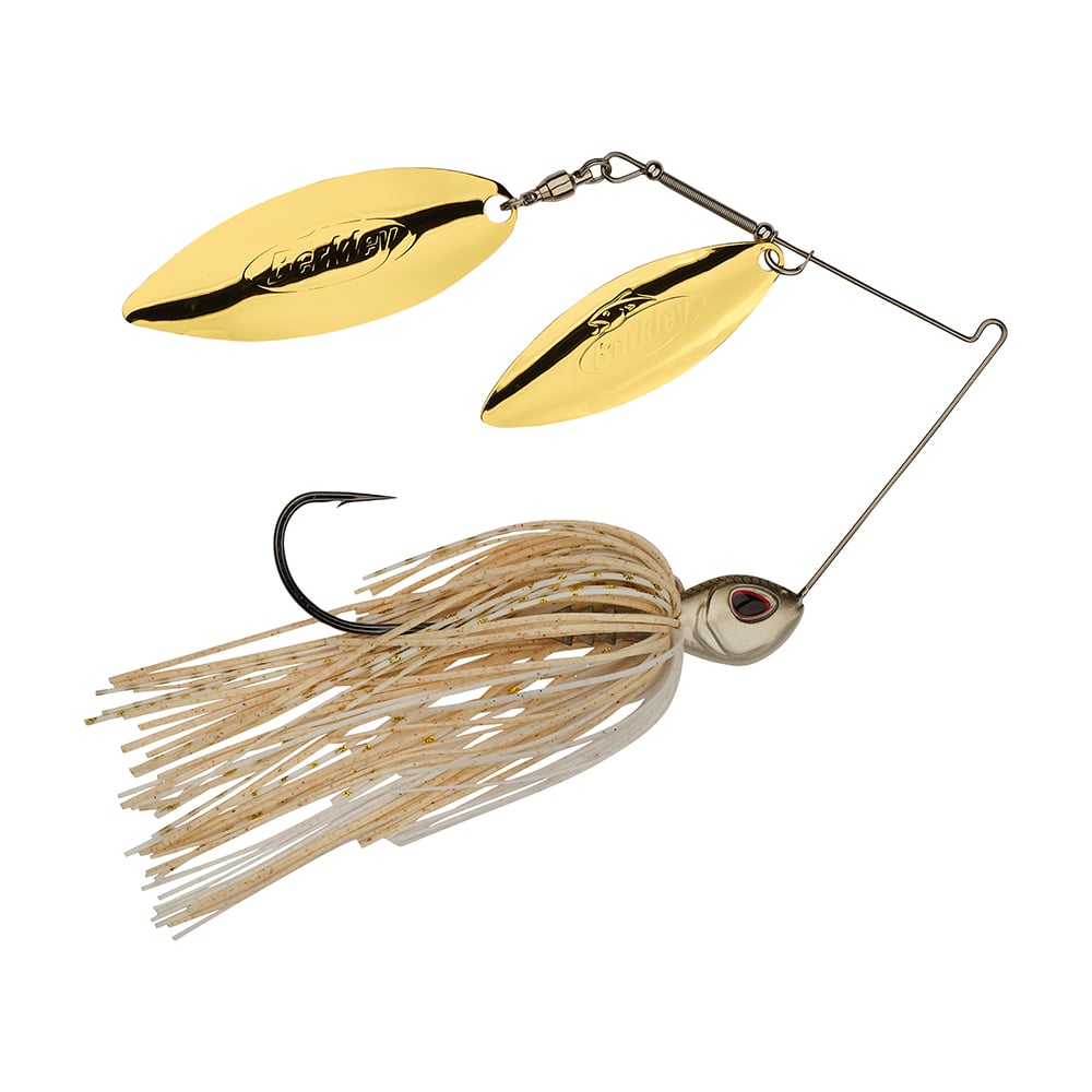 Berkley Power Blade Double Willow Spinnerbait Crypto Gold/Gold