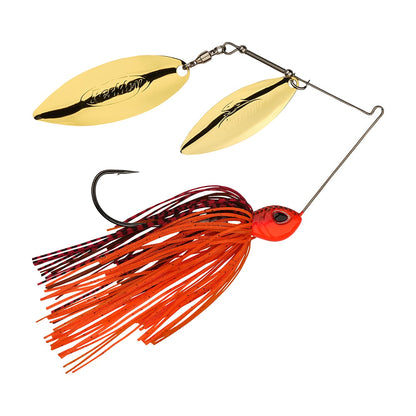 Berkley Power Blade Double Willow Spinnerbait Fire Craw Gold/Gold