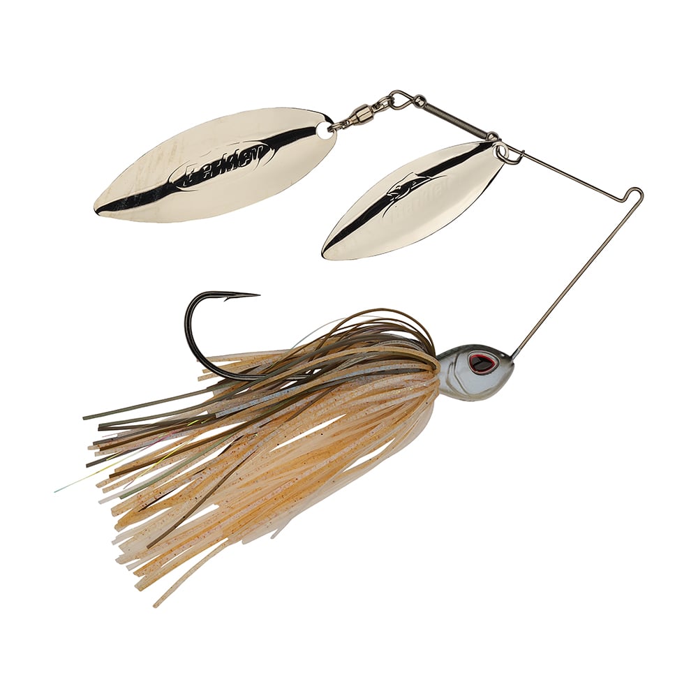 Berkley Power Blade Double Willow Spinnerbait Herring Silver/Silver