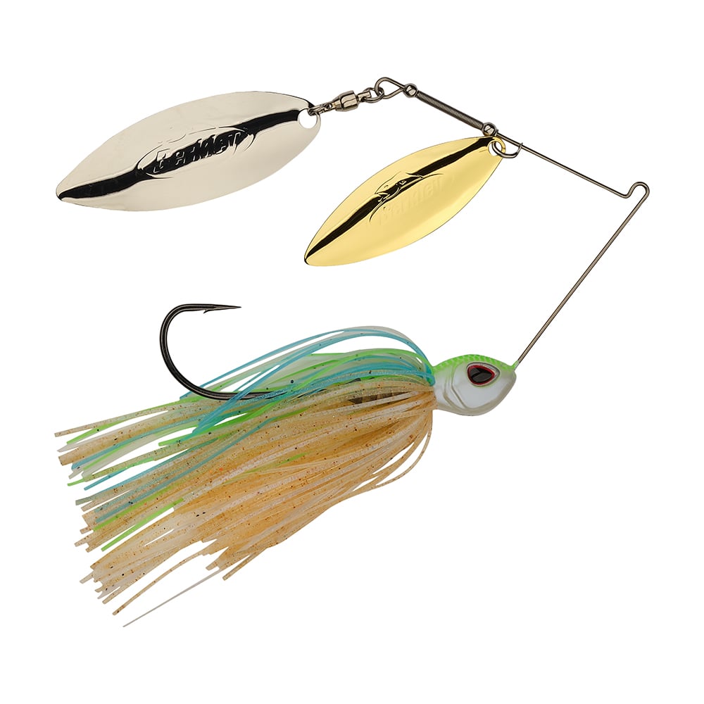 Berkley Power Blade Double Willow Spinnerbait Pretty One Gold/Silver