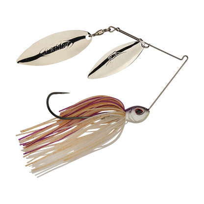 Berkley Power Blade Double Willow Spinnerbait Purple Rain Silver/Silver