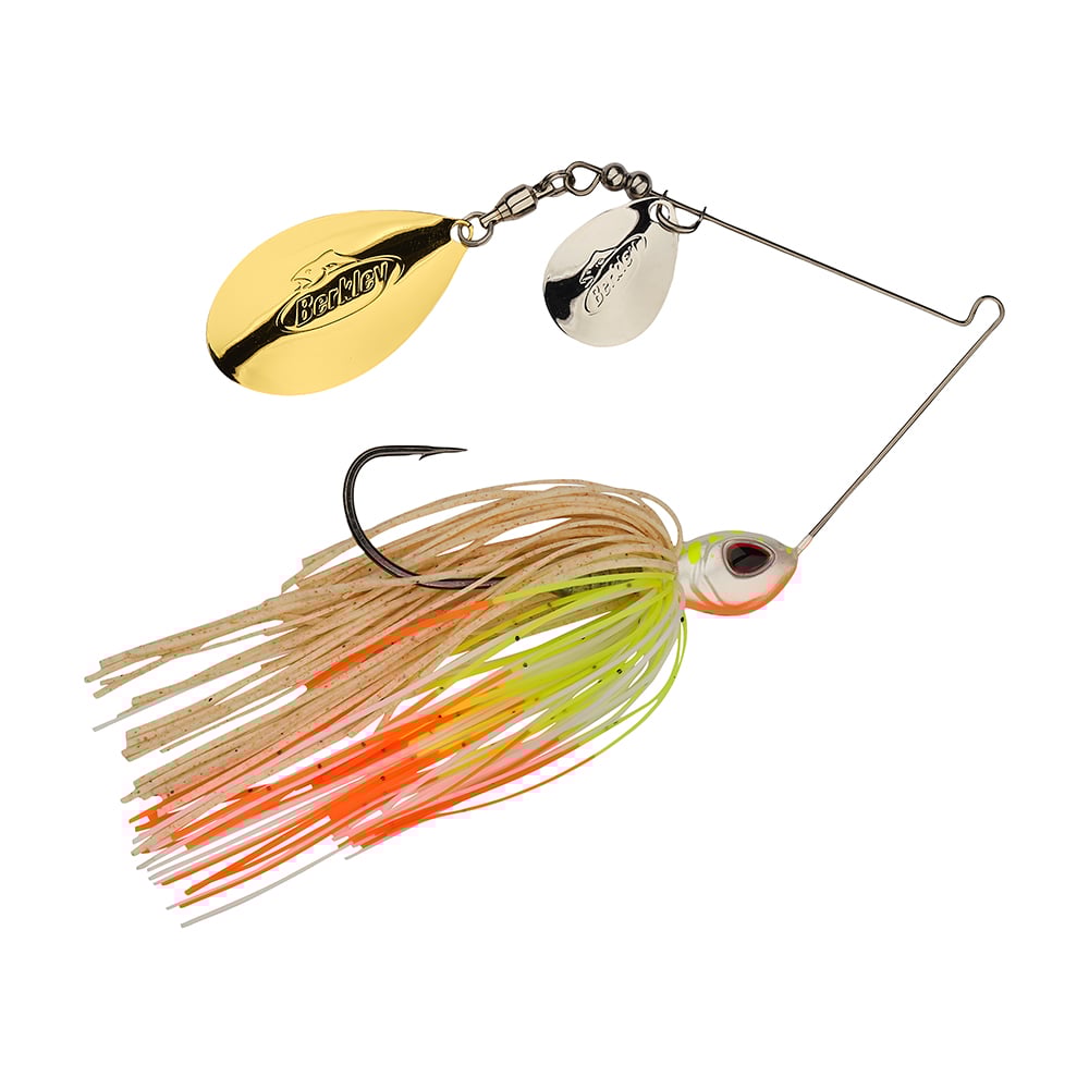 Berkley Power Blade Colorado Indiana Spinnerbait Coleslaw Silver Gold