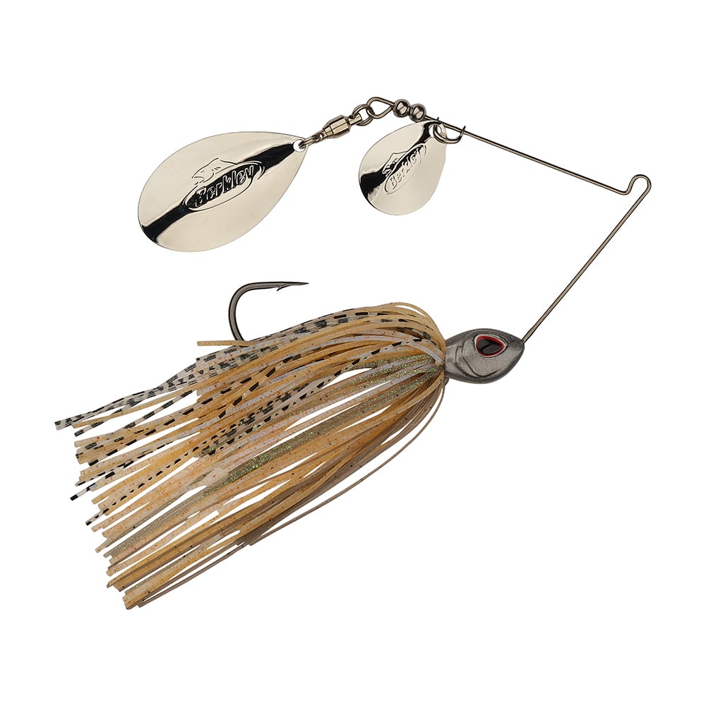 Berkley Power Blade Colorado Indiana Spinnerbait Silver Bullet Silver Silver