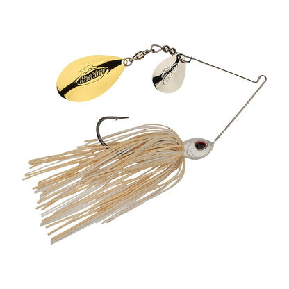 Berkley Power Blade Colorado Indiana Spinnerbait White Silver Gold