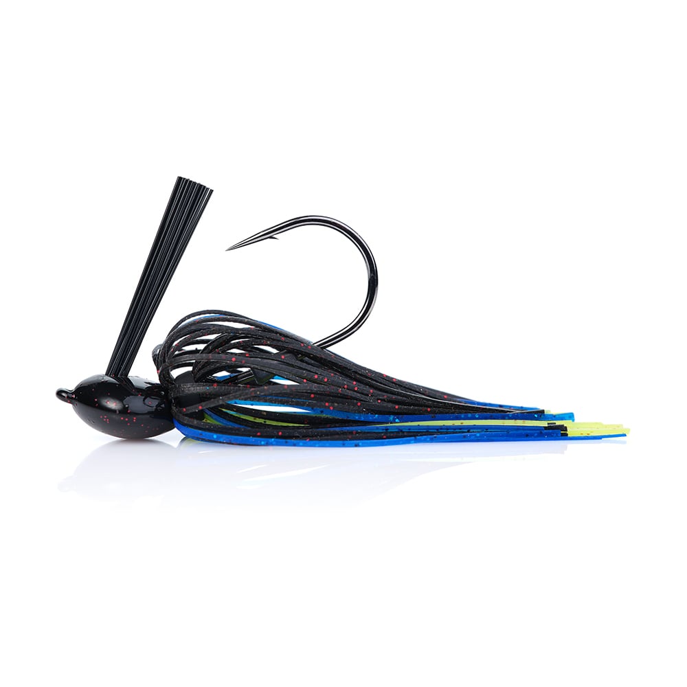 Berkley Powerbait Flipping Jig Black Blue Chartreuse