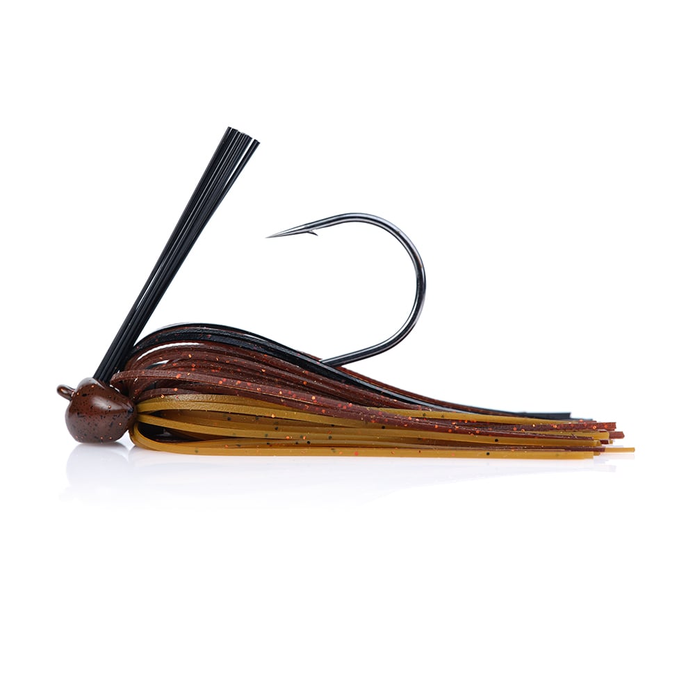 Berkley Powerbait Football Jig Black Brown Amber