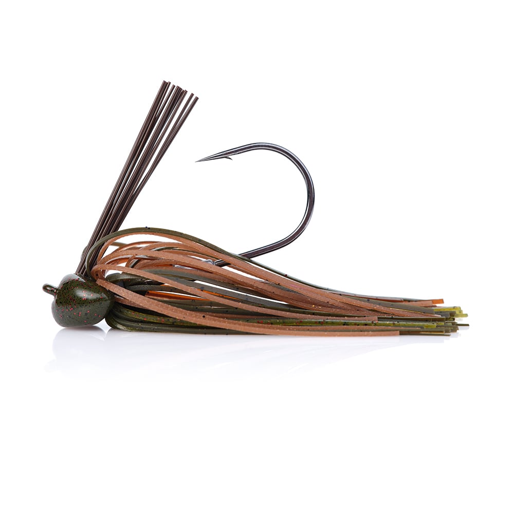 Berkley Powerbait Football Jig BR Green Pumpkin