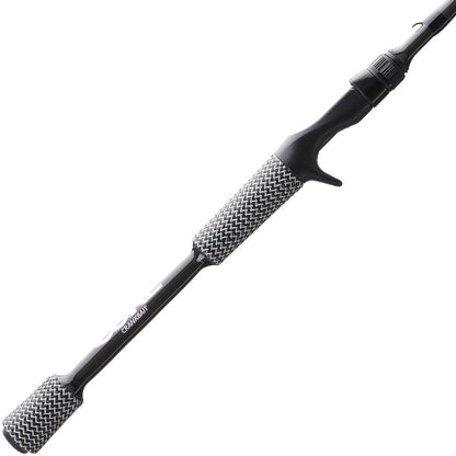 The Cashion Rods CORE Series Casting Rod Cranking 7'0" Medium Heavy (CC8457) by Cashion features a black and white textured grip and a trigger-style reel seat, displayed against a white background.