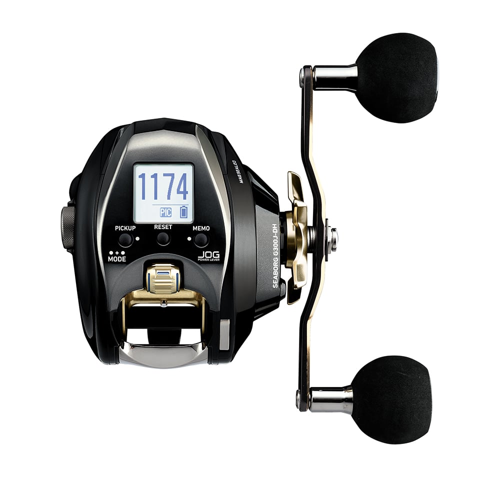 Daiwa Seaborg Power Assist Reel 300J-DH 6.0:1 | SBG300J-DH - Top Down
