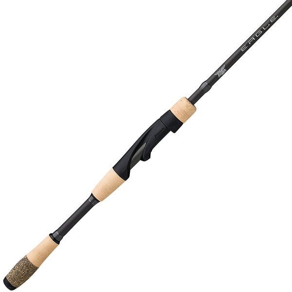fenwick pflueger golden wing spinning combo Eagle Bass Rod CTCNQDC200HGA (RH) touch rubber knob Thick Bait Color:Live Croaker A10-217-3AU-3