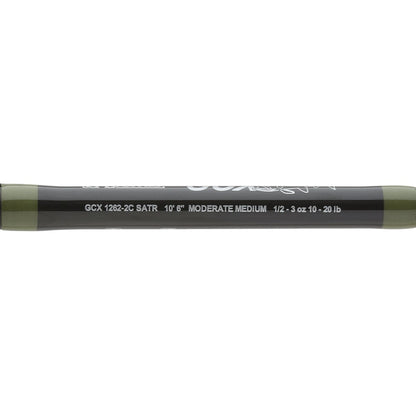 G. Loomis GCX Salmon Trolling Casting Rod 10'6" Heavy | 13095-01 - Specs Display (Example)