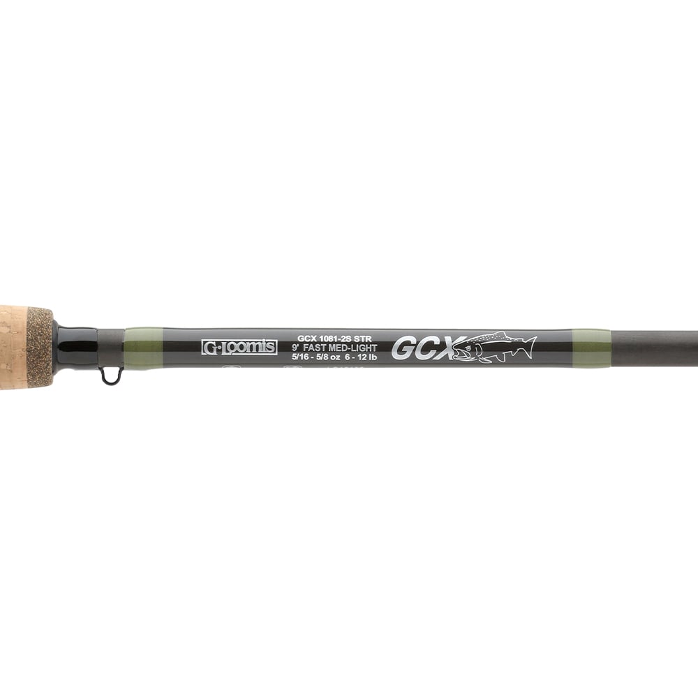 G. Loomis GCX Steelhead Spinning Rod 1143-2S STR 9'6" Medium Heavy | 13107-01 - Decal and Specs (Example)