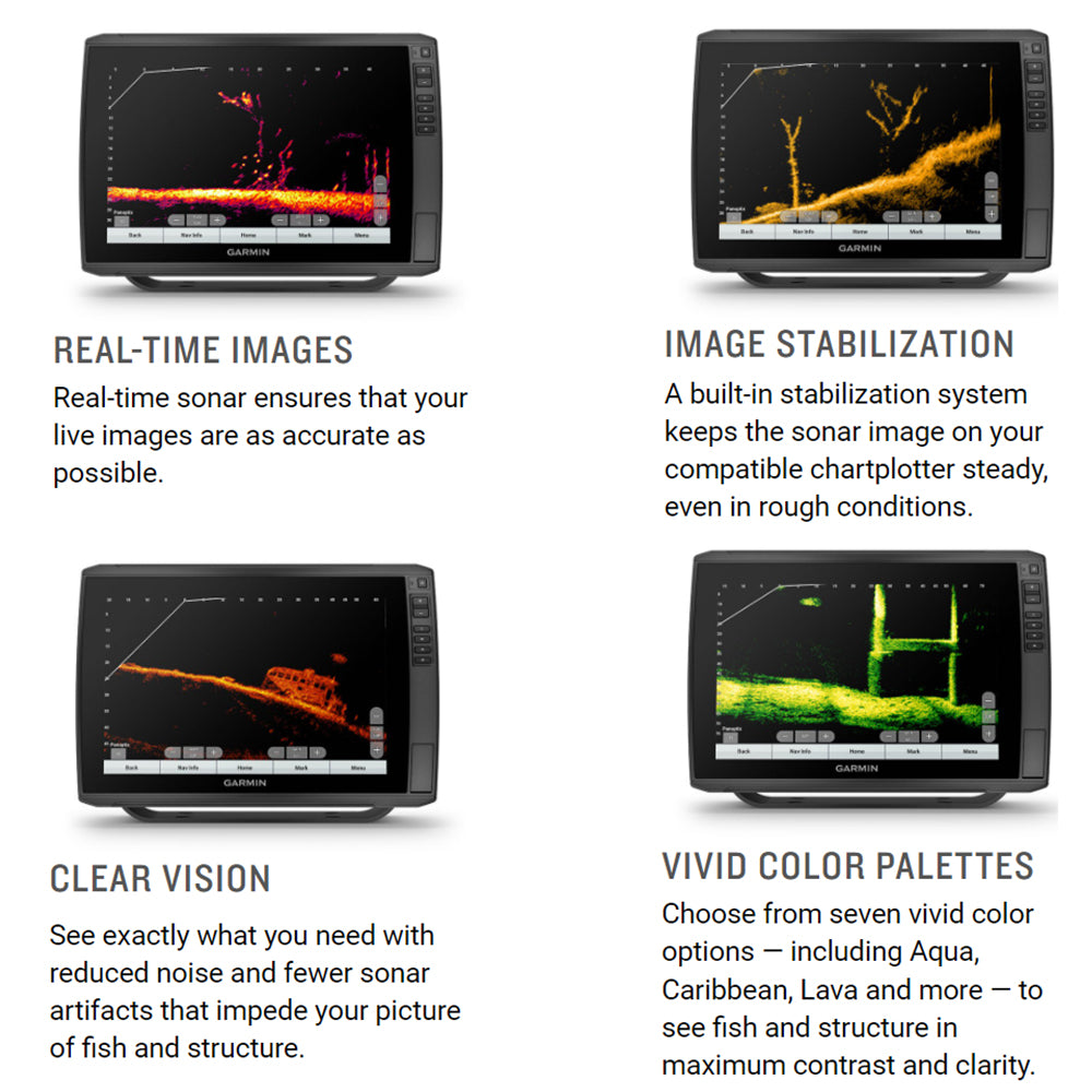 Garmin LiveScope Plus System with GLS 10 and LVS34 Transducer