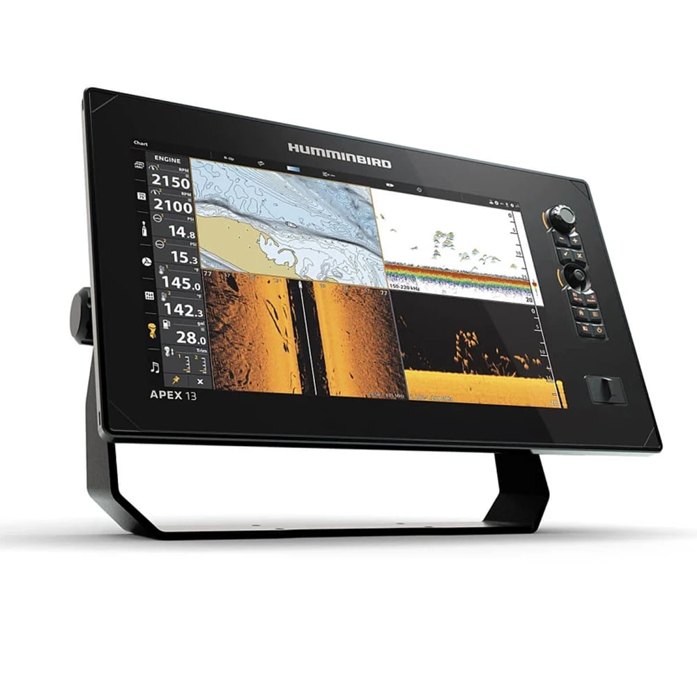 Chartplotter Side Console Humminbird Apex 13 MEGA SI+ Chartplotter | 411470-1 – The Rod Locker