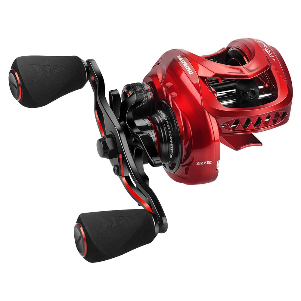 KastKing MegaJaws Elite Casting Reel Red 9.1:1 RH | KRLCSTMJE-91RRE-C
