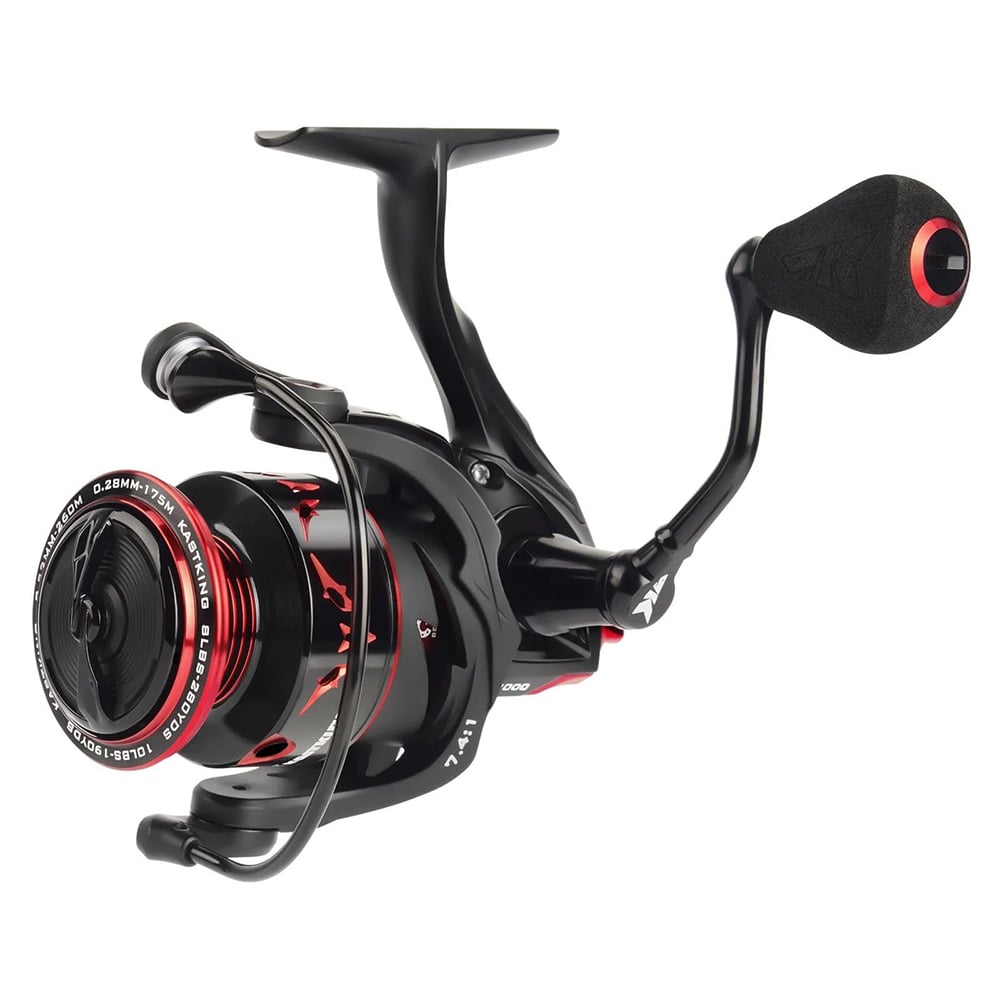 KastKing Speed Demon Elite Spinning Reel 2000 7.4:1 | KRLSPNSDE-S20BK - Left Side