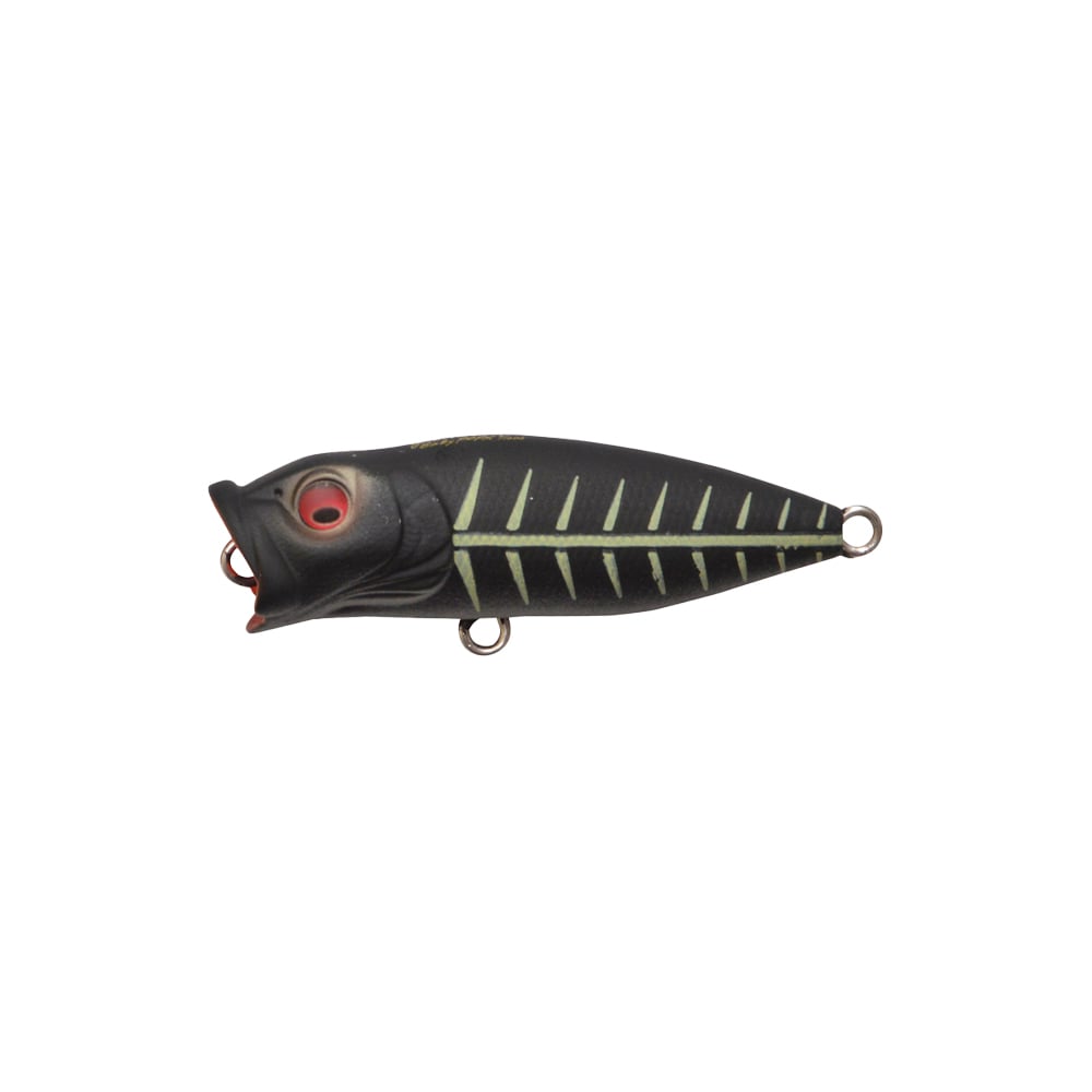 Megabass Baby Pop-X BFS Popper Mat Black Bone