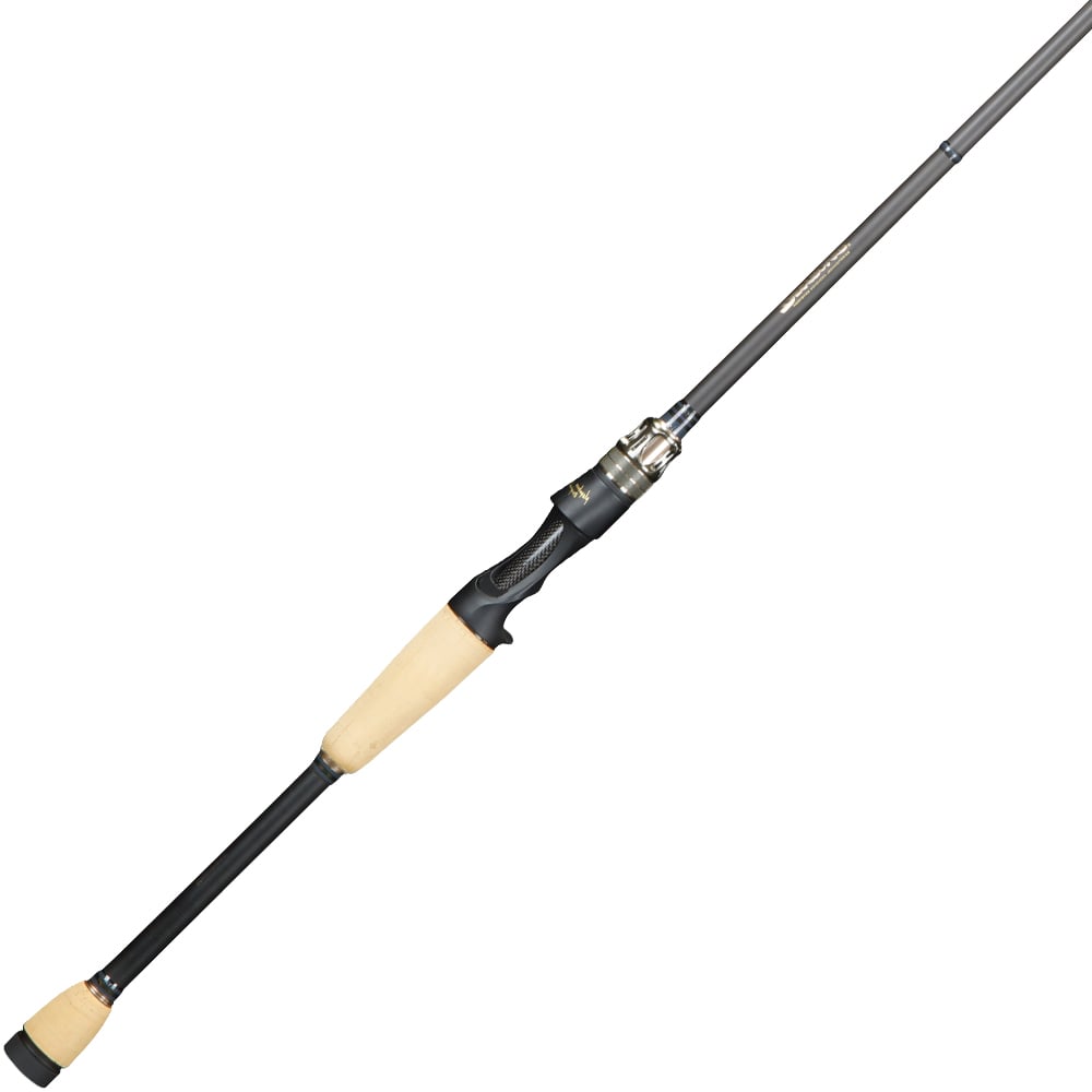 Experience unmatched precision with the Megabass Destroyer P5 Z-Crank Elseil 7'0" Casting Rod. Featuring a sleek, black design, cork handle, modern reel seat and guides, it blends functionality and style through its advanced 5D graphite system.