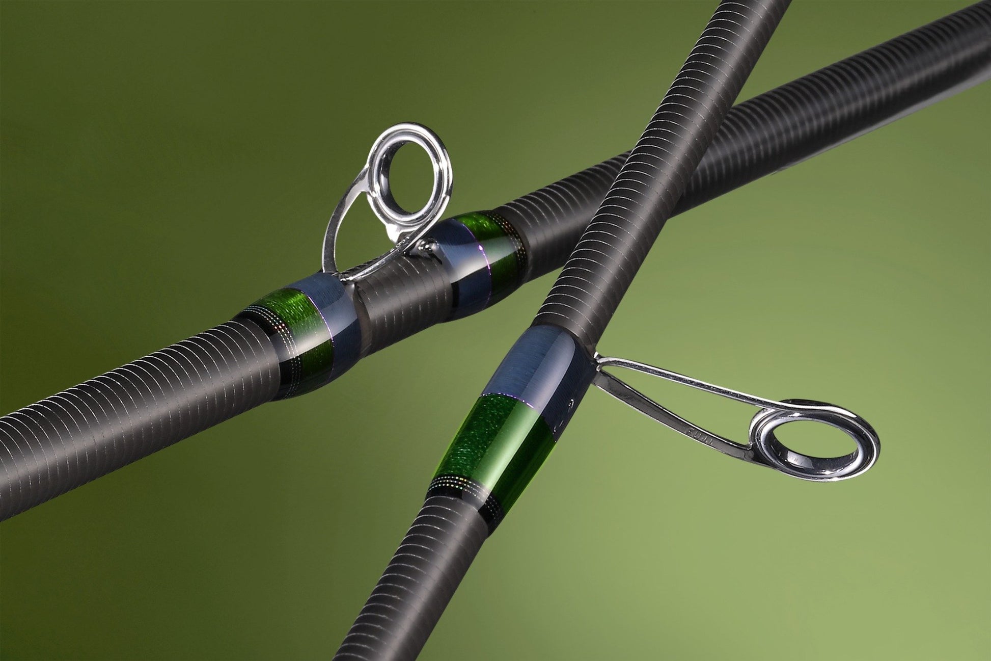 Megabass Orochi X10 Spinning Rod Jade Python 7'0" Light | F3.5-70XTS - Guides
