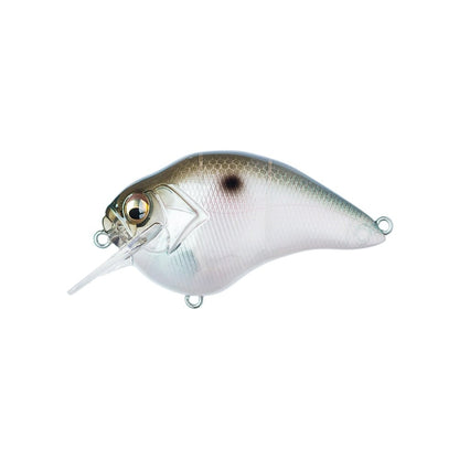 The Megabass S-Crank Squarebill Crankbait is a realistic baitfish-inspired lure with a metallic, translucent finish, 3D eyes, and plastic bill, designed in the popular Megabass style for effective diving action.