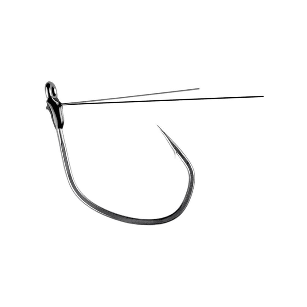 The Owner Jungle Wacky Weedless Hook by Owner, crafted with Zo-Wire, has a sharp tip and top line attachment point, shown against a plain white background.