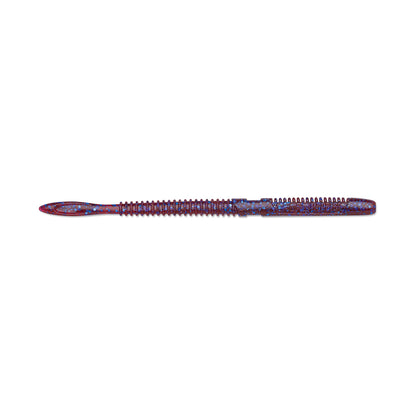 Meet the Rapala Crush City Janitor Worm, a fearless lure from Rapala. This red and blue, ribbed design features an elongated shape with a paddle tail, perfectly mimicking worm movements. Its segmented texture effortlessly attracts fish in even the toughest conditions.