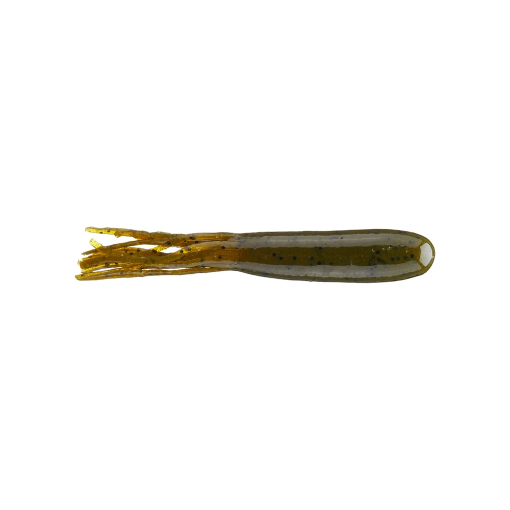 Secret Lures Flippin' Stupid Tube 4.2" Green Pumpkin