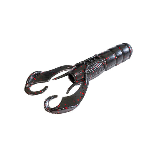 Secret Lures Stupid Craw 3.7" Black Neon