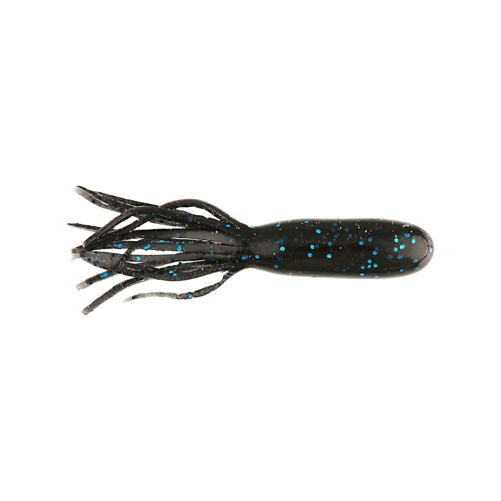 Secret Lures Stupid Tube 3.7" Black Blue Flake